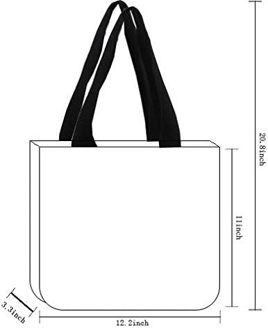 Custom Michael Jackson Cotton Canvas Tote Bag Carrying Shopping Grocery Bags High Quality Handbag(two Sides)
