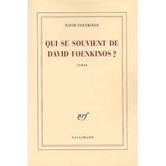 Qui se souvient de David Foenkinos ?