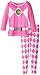 Komar Kids Big Girls' Power Rangers 2 Piece Jersey Set Plus Cap, Pink, 6