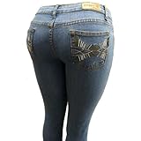 Women's Omega Skinny Stratch Jeans- Cross Bridge Multi 17, 1