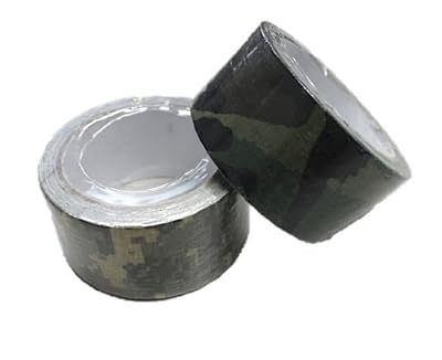 カモフラージュテープ【 迷彩 2本セット】 幅5cm×長さ10m サバゲー