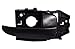 PT Auto Warehouse HY-2335A-FR - Inside Interior Inner Door Handle, Black - Passenger Side Front