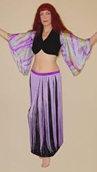 Lilac Long Fringe Belt