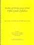Mother of Divine Grace Fifth Grade Syllabus