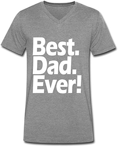 JUJ Best Dad Ever Men's V-Neck Tshirt XX-Large