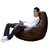 Designer GAMER Recliner Faux Leather BROWN bean bag