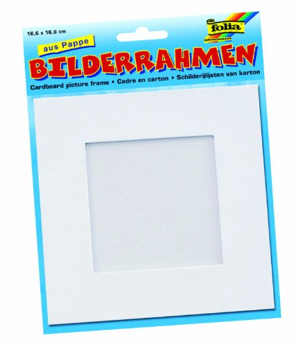 Folia 2334 - Bilderrahmen aus Pappe, 166x166 mm, f&uuml;r Bildformat 10x10 cm