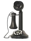 Black Replica Candlestick Telephone