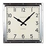 Newgate Chrome Quad Retro Style Wall Clock