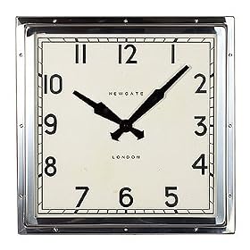 Newgate Chrome Quad Retro Style Wall Clock