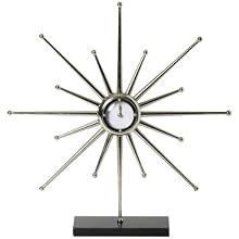 Global Views Star 21-Inch by 4-Inch by 22-Inch Desk Clock, Large