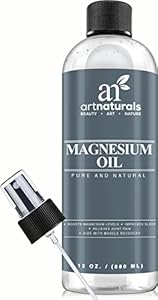 Art Naturals Magnesium Oil 12 Oz - Best Natural Deodorant - Reduces Migraines | Sore Muscle and Joint Relief