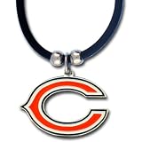 NFL Chicago Bears Rubber Cord Logo Necklace