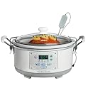 Hamilton Beach 5-qt. Programmable Slow Cooker with Clips - White