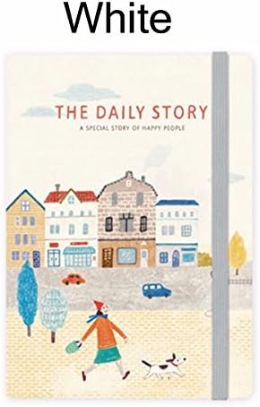 2016 Diary Any Year Planner Journal Notebook Agenda Scheduler Memo with sticker &amp; band - White