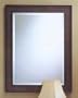 Espresso Cane Inlay Mirror