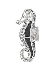 Clevereves 14K White Gold Created Opal Pendant 8.1 - Gram(s)