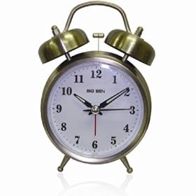 Westclox 70010 Twin Bell Quartz Alarm Clock by General Time Corp