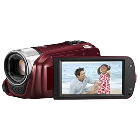 Canon LEGRIA HF R26 High Definition Camcorder - Red (20x Optical Zoom, 3 inch Touchscreen LCD)