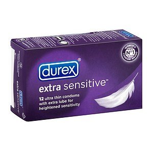 Durex Durex Lubricated Latex Condoms, Extra Sensitive 12 ct (Quantity of 3)