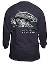 Fishing T-shirts - Striper - Striped Bass Shirt from FishHead Gear
