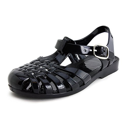 Girs Buckle Closure Slingback Cloused Toe Sandals (Toddler/Little Kid)