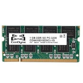 CenDyne 1GB DDR RAM PC-3200 200-Pin Laptop SODIMM by Cendyne