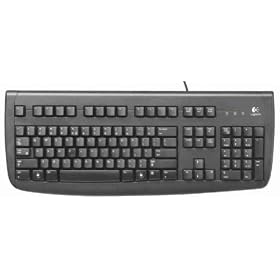 Logitech Deluxe 250 Vista Qualified USB Keyboard (Black)
