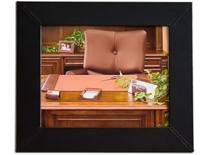 Black Leather 8 x 10 Photo Frame