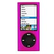 GTMax Hot Pink Rubberized Snap on Crystal Cover Case for Apple iPod nano 16GB 8GB 5th 5G Generation NEWEST MODEL