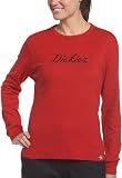 Dickies Women's Long Sleeve Embroidered Tee