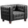 Zuo Button Armchair, Black