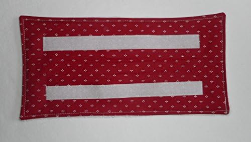 1 RED &amp; WHITE PRINT washable reusable replacement pad for Swiffer Wet Jet type wet mops