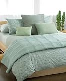 Calvin Klein "Floral Grid" King Duvet Ocean