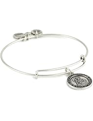 Alex and Ani Bangle Bar "St. Anthony" Russian-Silver Expandable Bracelet