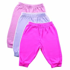 Luvable Friends 3-Pack Pants, 0-3 Months