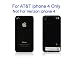 Replacement Back Glass Complete with interior Frame, camera lens, flash diffuser, chrome ring, wifi signal strip (pre-assembled) for iPhone 4 4G back glass repair (black) OEM + iPhone 4 repair tool 7 in 1 included+ free MINI-BINER 2011 KEYCHAIN LED LIGHT.
