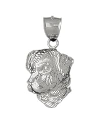 Clevereves 14K White Gold Pendant Labrador Dog 12.8 - Gram(s)