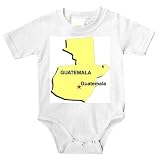 Onesie with map, vector, guatemala