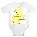 Onesie with map, vector, guatemala