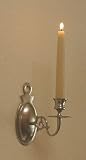 Oval Wall Sconce, Pewter