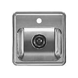 Blanco 501-101 Blancospex Bar Sink Drop-In Kitchen Sink, Satin