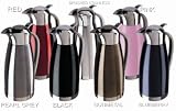 Oggi Lustre Clarisa Thermal Carafe with Press Button Top & Double Stainless Steel Liner -54 oz