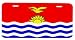 Kiribati Gilbertese Flag Vanity Auto License Plate