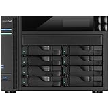 ASUSTOR Intel Atom 2.13GHz/1GB DDR3/2GbE/2eSATA/USB 3.0/ 8-Bay NAS Server (AS-608T)