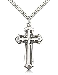 Cross Pendant, Sterling Silver