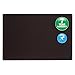 Quartet Bulletin Board, Fabric, 3' x 2', Frameless, High-Density Fiberboard, Oval Office, Black (7683BK)