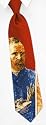 Van Gogh Self Portrait Tie by Wild Ties - Red Silk