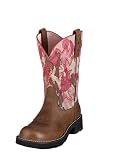 Ariat Pro Baby Distressed Brown and Pink Camo