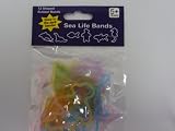 Glow in the Dark Sea Life Bands Shape Rubber Bandz Wristband (12)